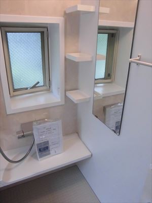 斜め天井の浴室交換!1116から1616へサイズアップ 斜め天井の浴室交換!1116から1616へサイズアップ